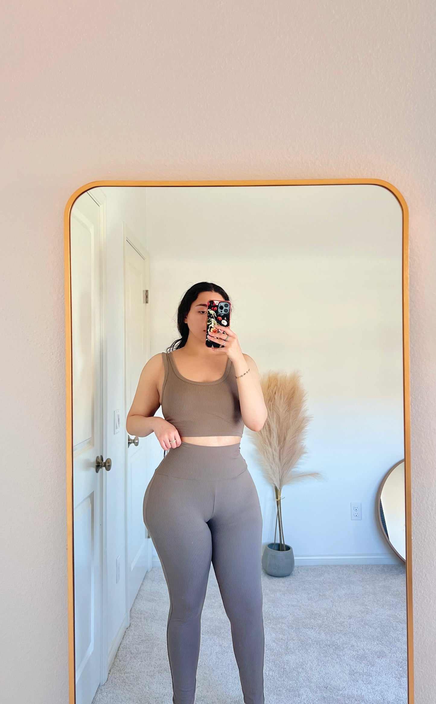 Summer days Cropped Set - Taupe